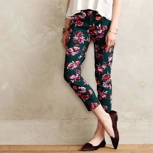 Donated-Anthropologie Cartonnier Floral Trousers